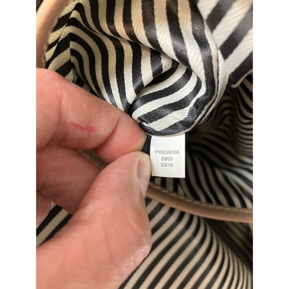 KATE SPADE LARGE NUDE LEATHER BACKPACK - Picture 13 of 16